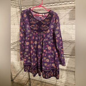 Purple Paisley Girl’s Dress Size 6X/7